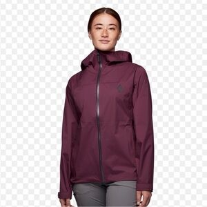 Black Diamond  Dawn Patrol Shell M Women's Plum Ski Jacket